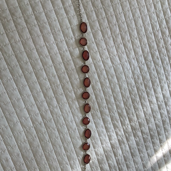 Banana Republic Silver and Pink Necklace - Picture 5 of 5